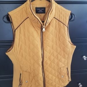 Mustard Quilted Vest